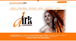 Desktop Screenshot of decoracionesdirk.com